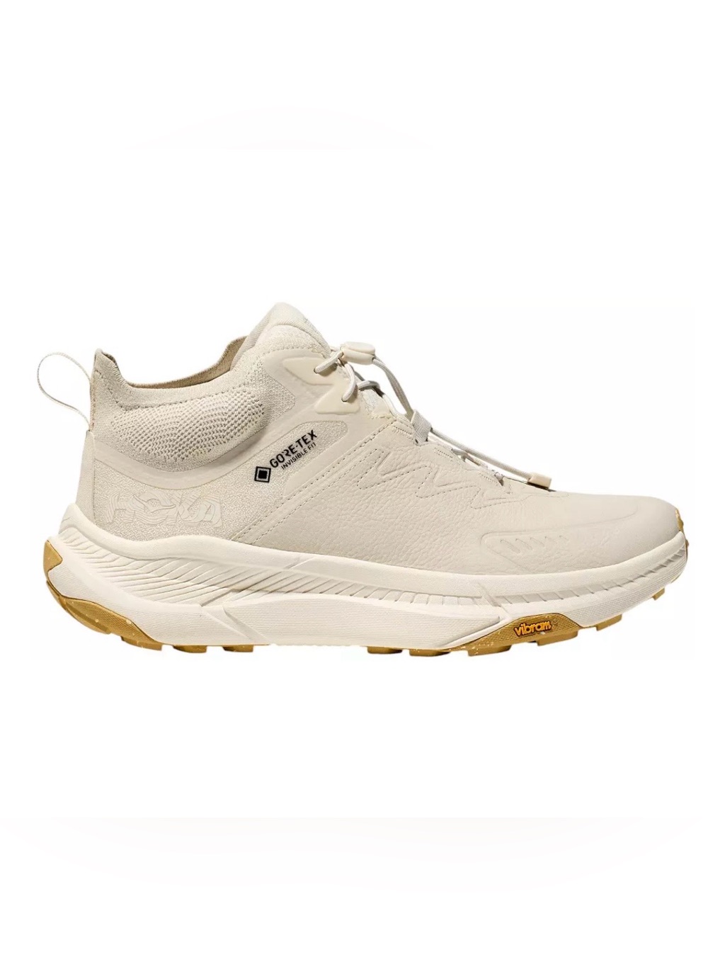 Hoka Gore-Tex Cream And Gum Hiking Trail Sneaker